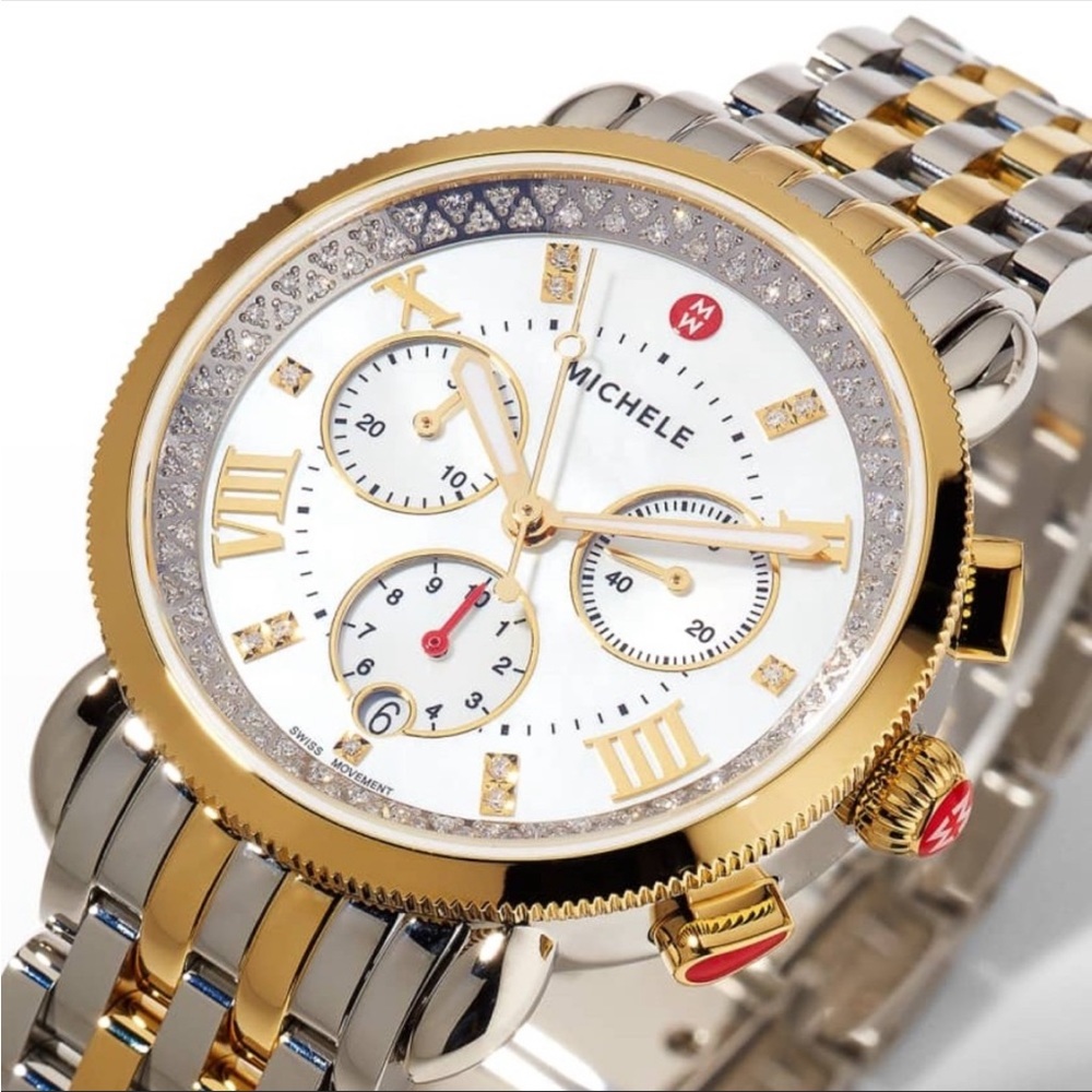 Michele diamond watch